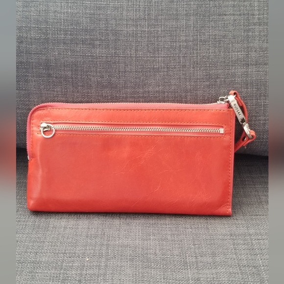 Rudsak red leather wristlet - Picture 2 of 8
